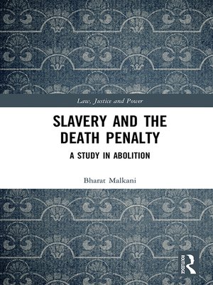 cover image of Slavery and the Death Penalty
